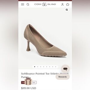 Cosy Island Tan Pointed Toe Heels